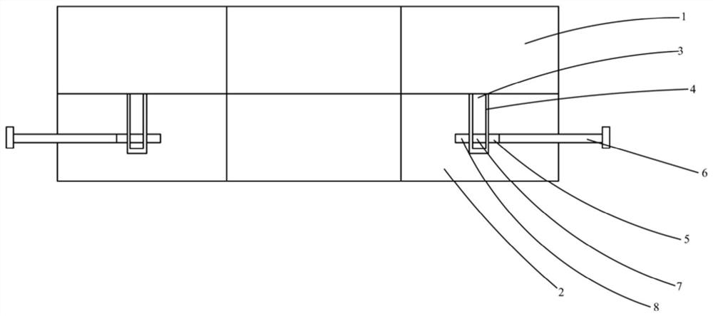 Wind power flange connecting structure