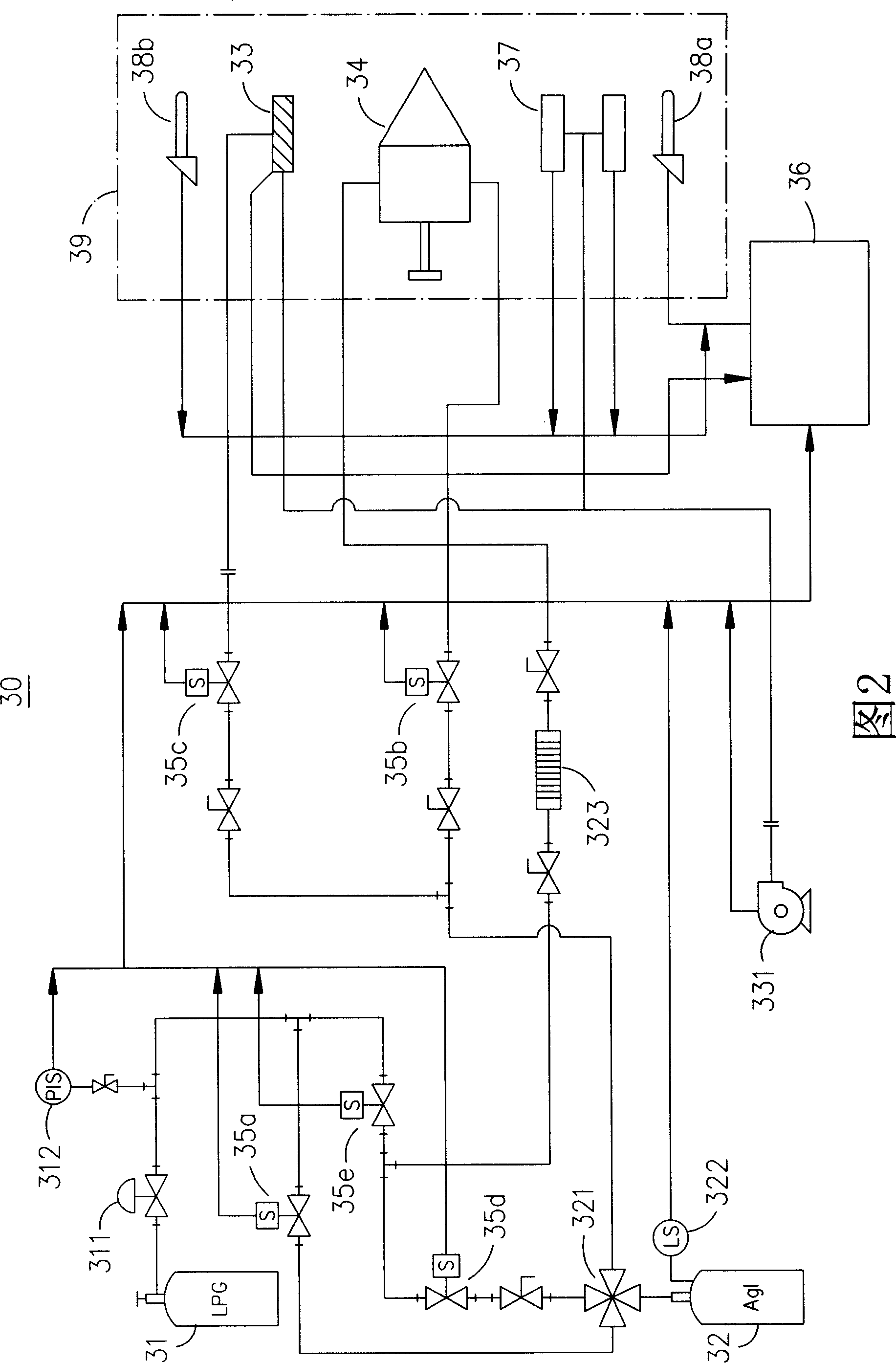 Ground artificial rain device wireless network control system