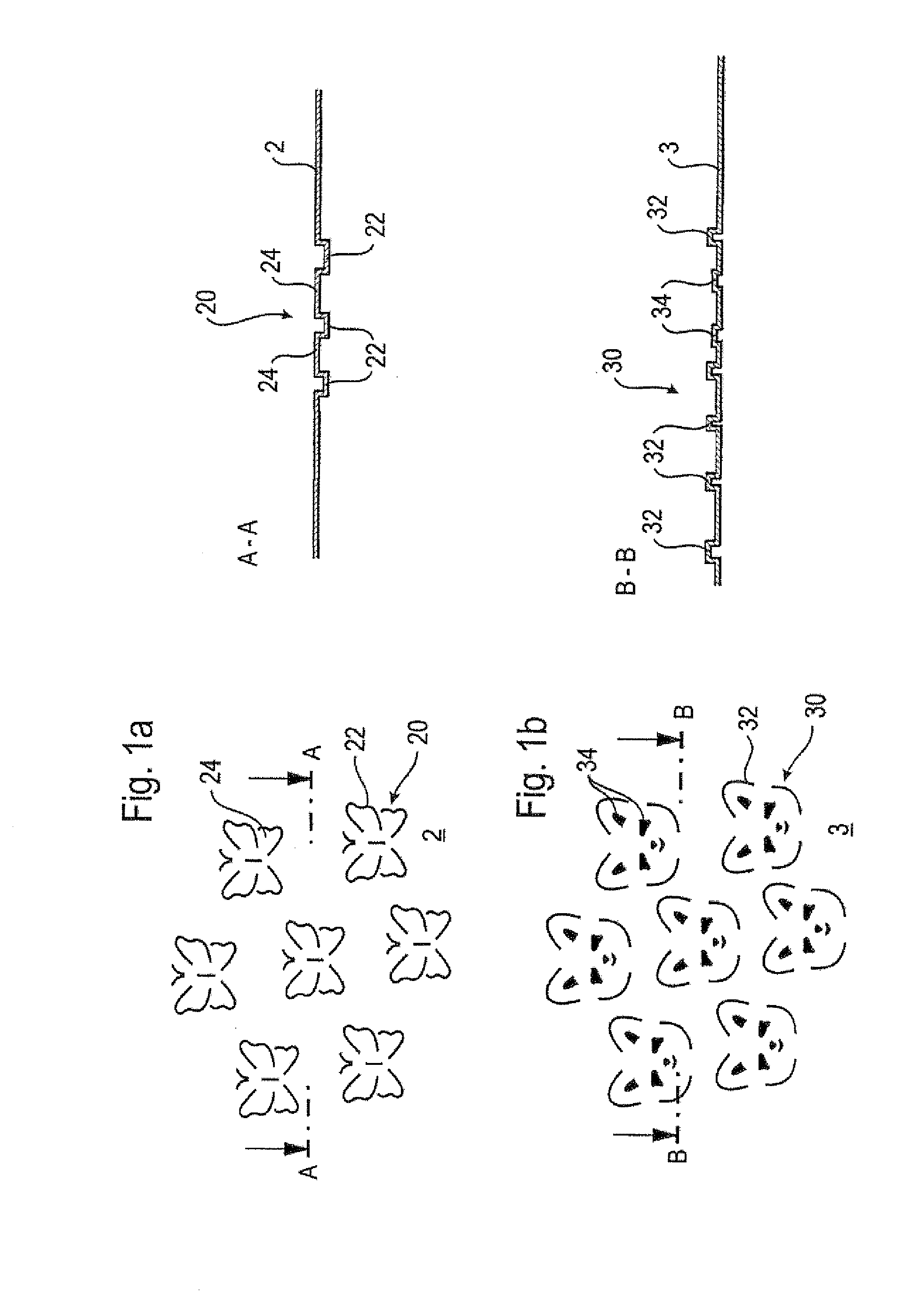 Multi-ply tissue paper product, paper converting device for a multi-ply tissue paper product and method for producing a multi-ply tissue paper product