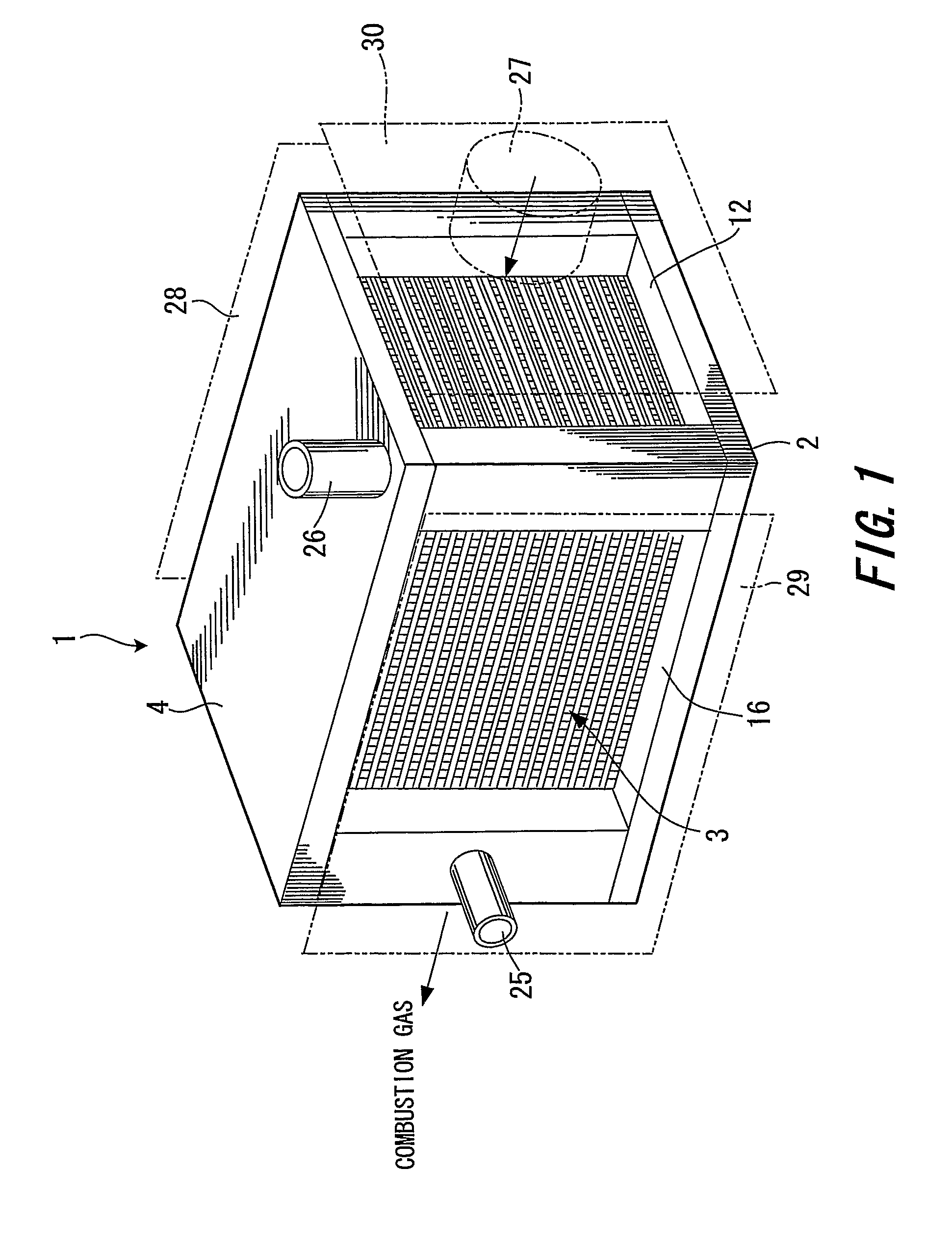 Fuel reformer suppressing uneven temperature distribution in reforming element