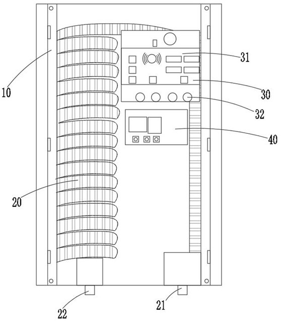 Directly-heated graphene energy-saving heating stove