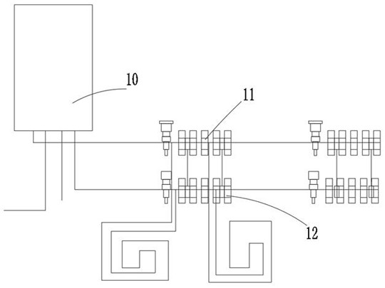 Directly-heated graphene energy-saving heating stove