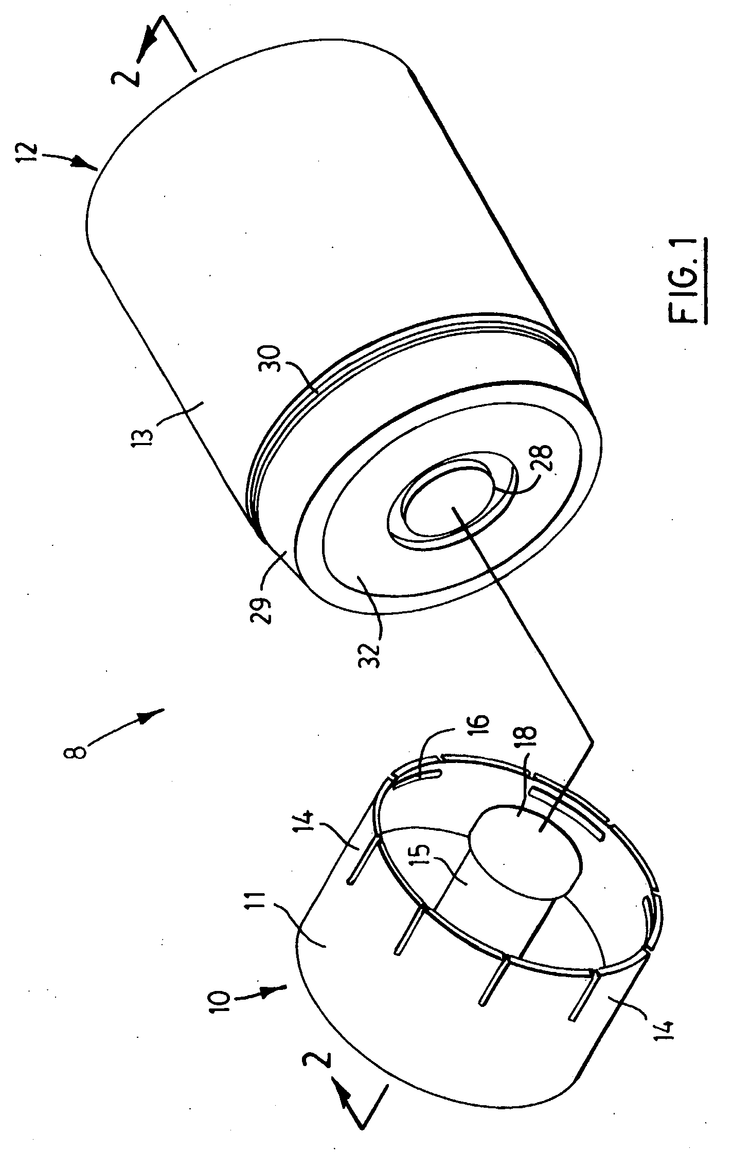 Coupling device for medical lines