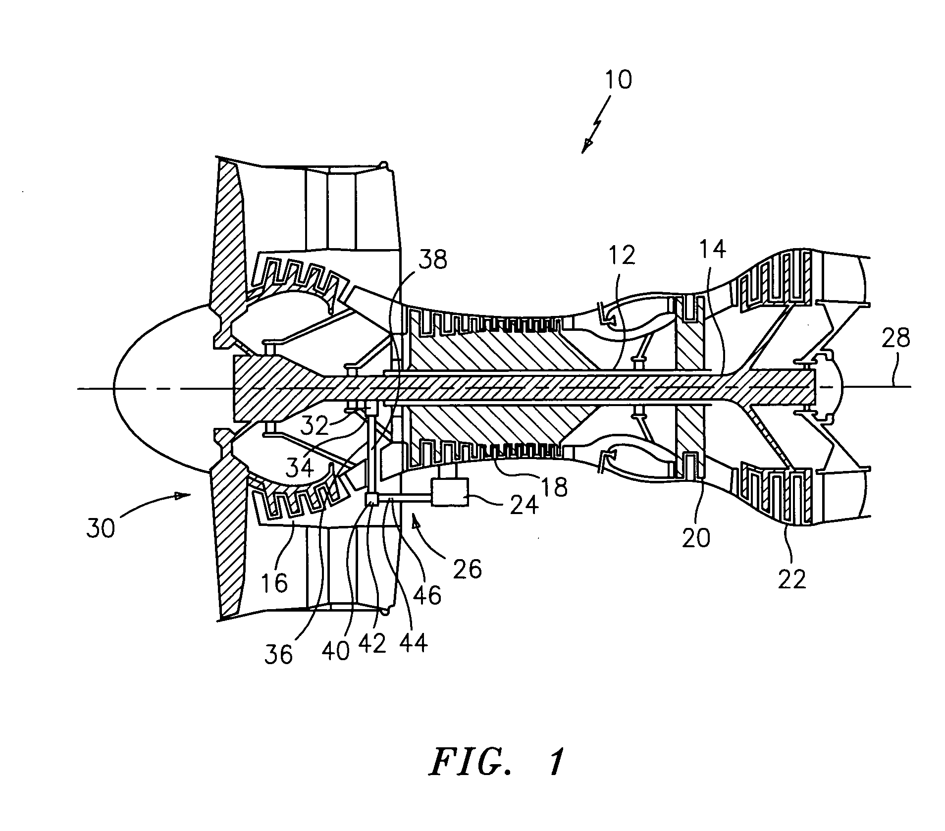 Apparatus for driving an accessory gearbox in a gas turbine engine