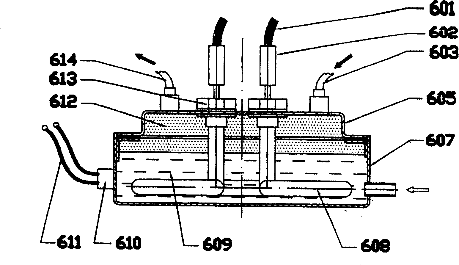 Automatic lubrication system for shaft of rotating shuttle in many-headed computer embroidery machine