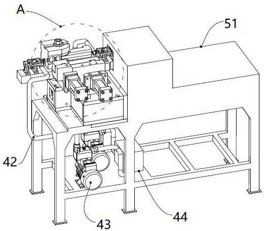An integrated forming pipe bending device for bulging pipe bending