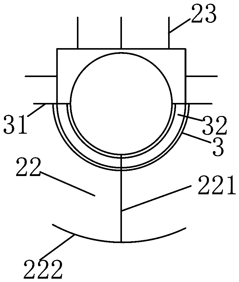 Refrigerating and heating vacuum pipeline structure