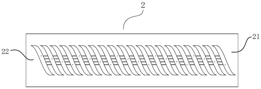 Capacitive linear displacement sensor and movable ruler thereof