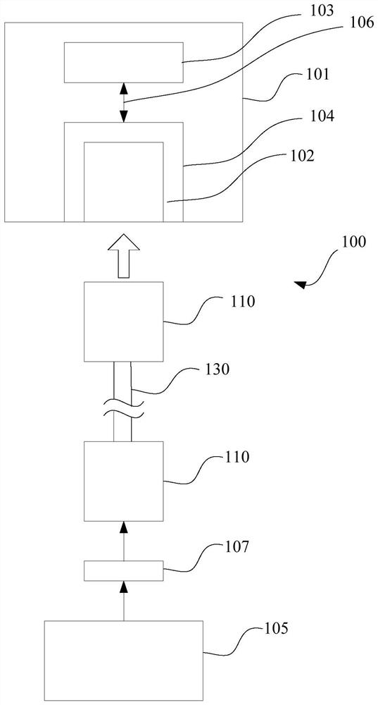 Optical transmitting assembly, optical transmitting and receiving module and optical fiber cable module