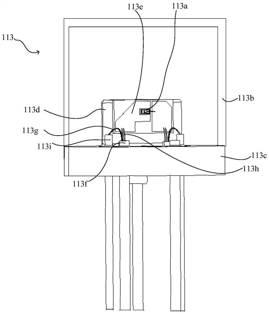 Optical transmitting assembly, optical transmitting and receiving module and optical fiber cable module