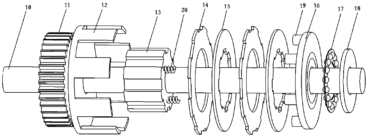 Lever-controlled clutch and speed change device