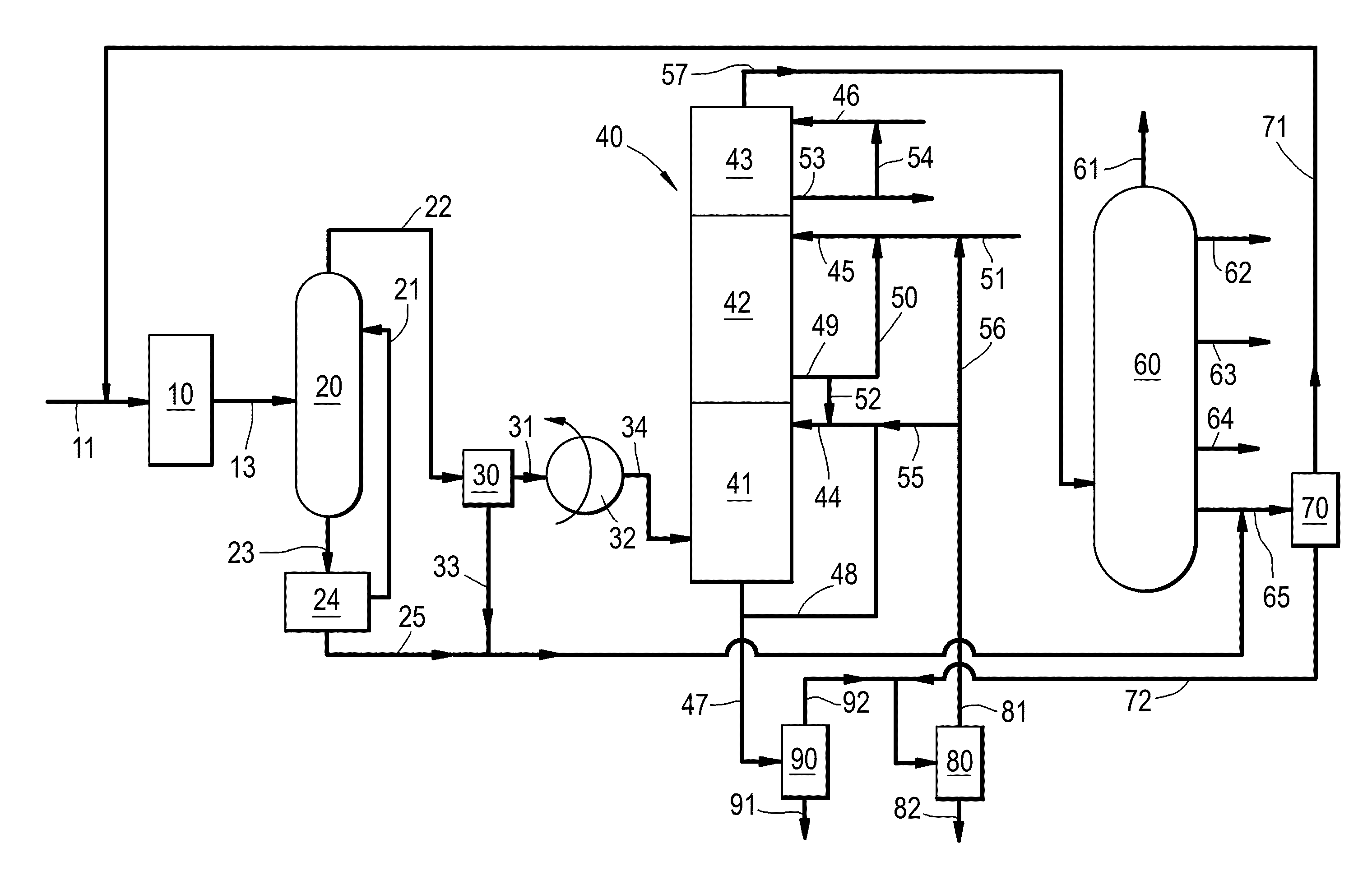 Process for the preparation of an olefinic product from an oxygenate