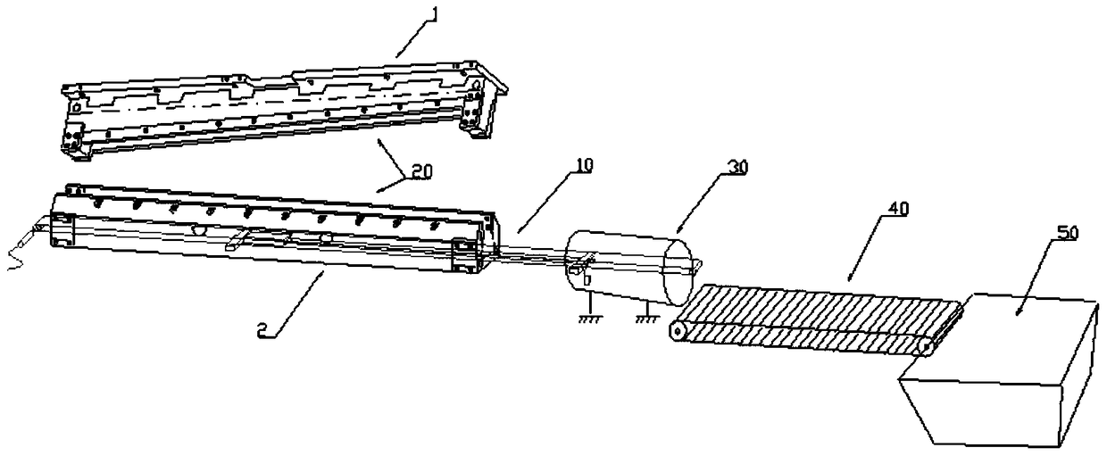 A welding machine shearing edge wire conveying method and system device thereof