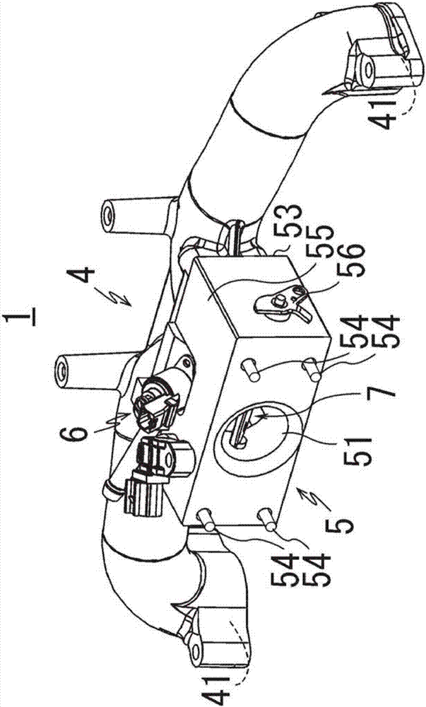 V-shaped double-cylinder type general engine fuel supply device