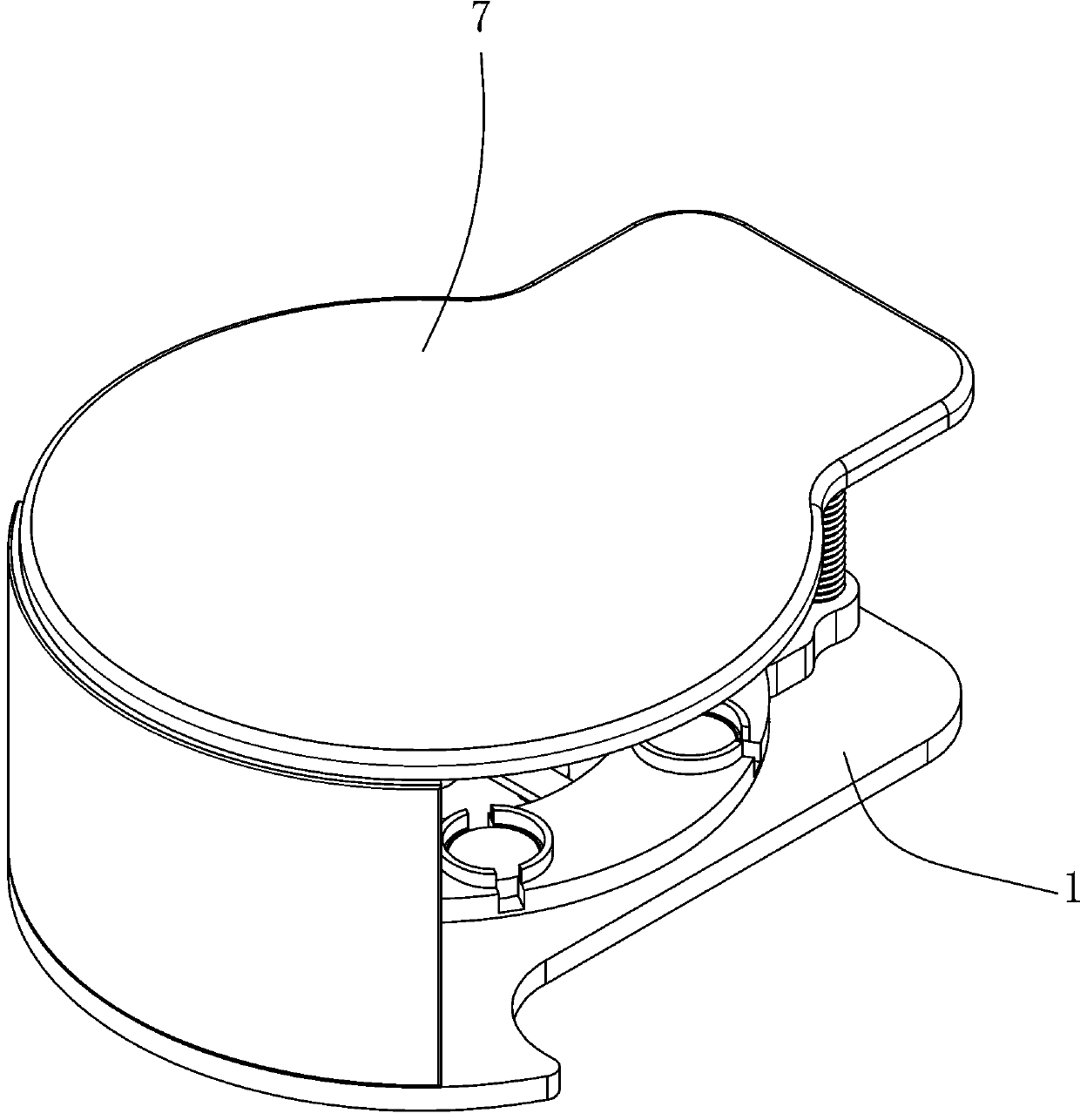An ultrasonic suspension surround painting device