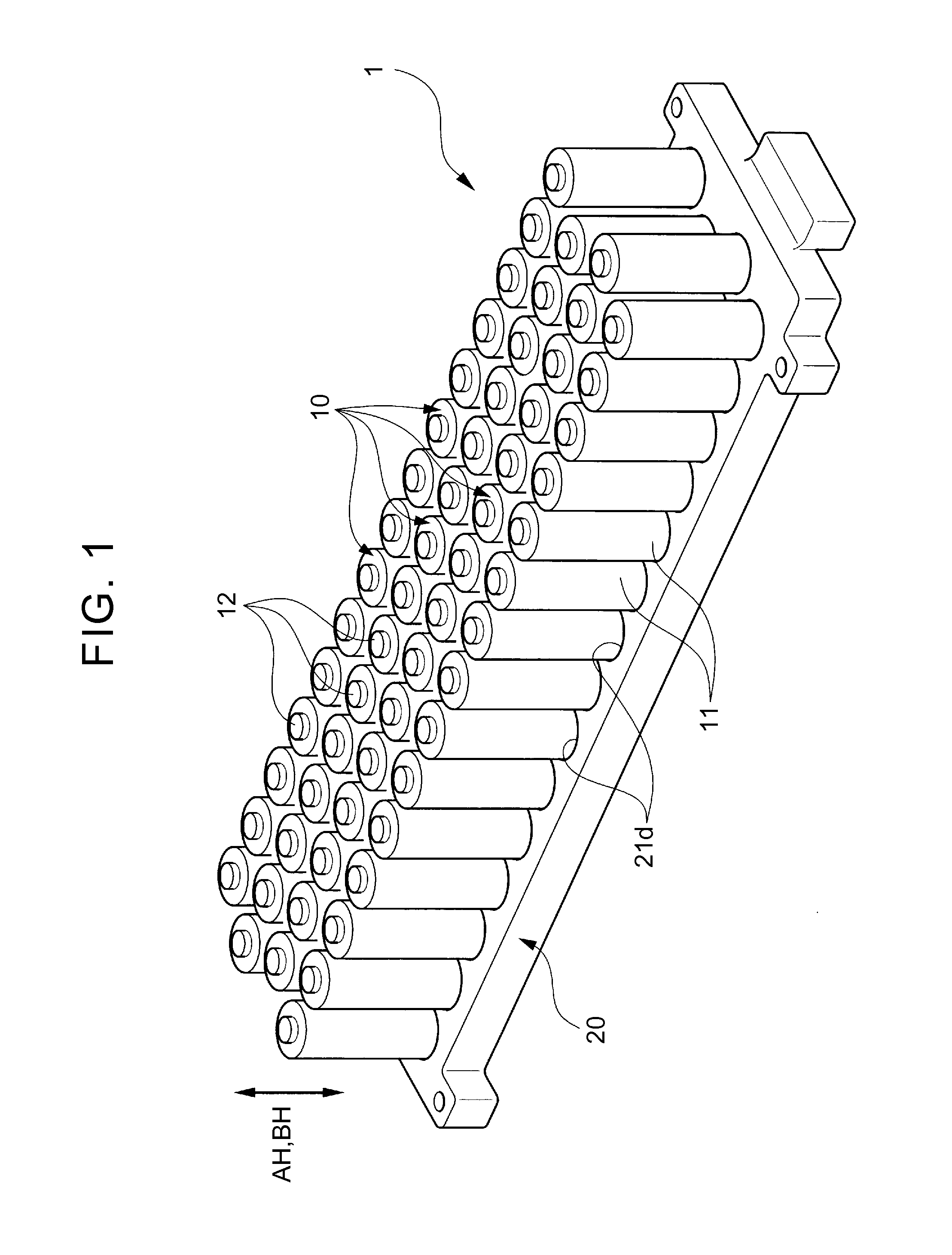 Assembled battery and manufacturing method of assembled
battery