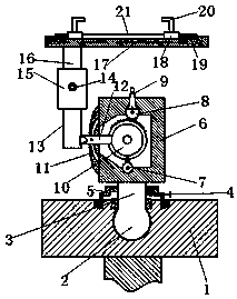 Angle adjusting device for photography and video recording