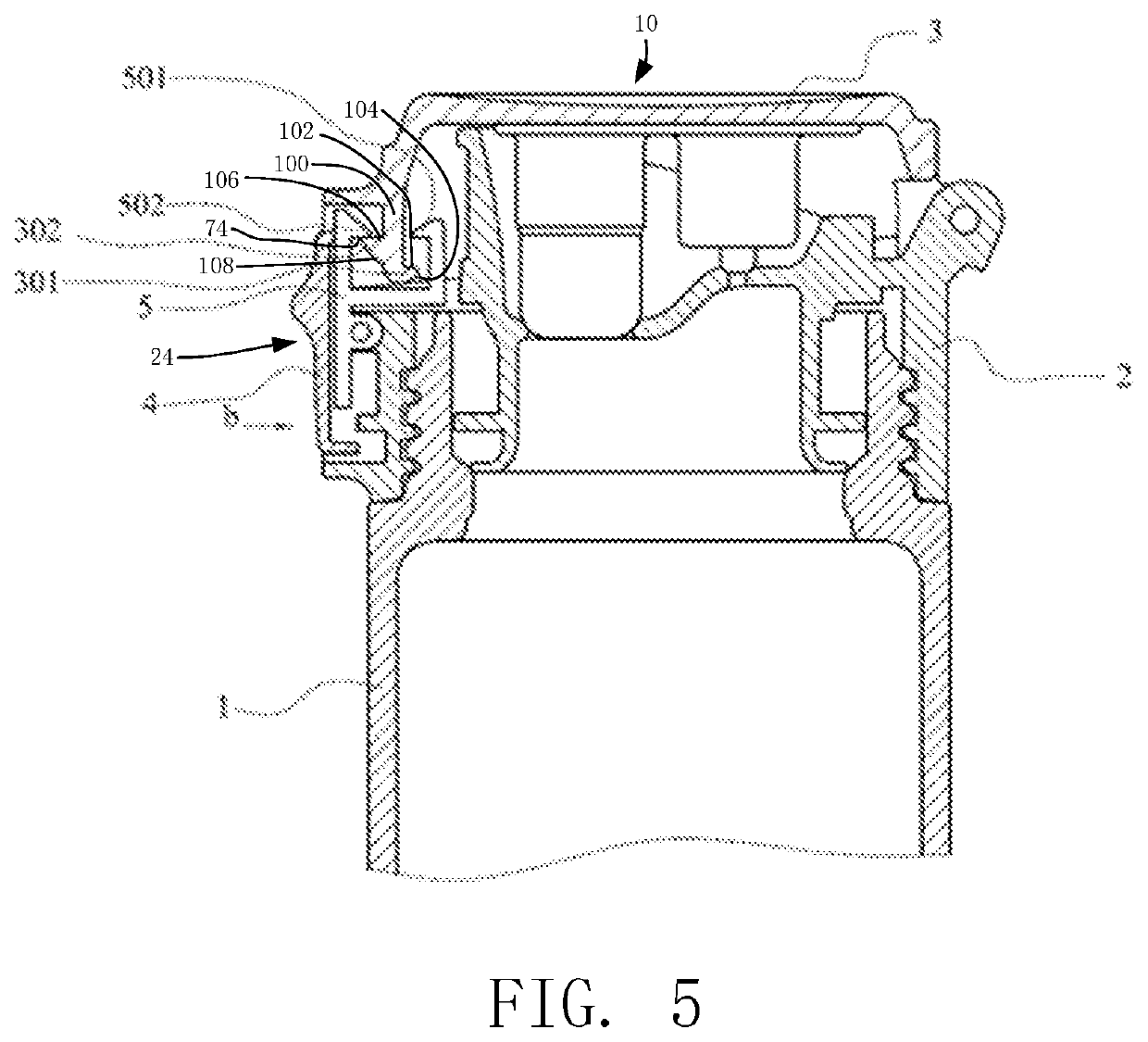 Cup lid with locking and delayed release