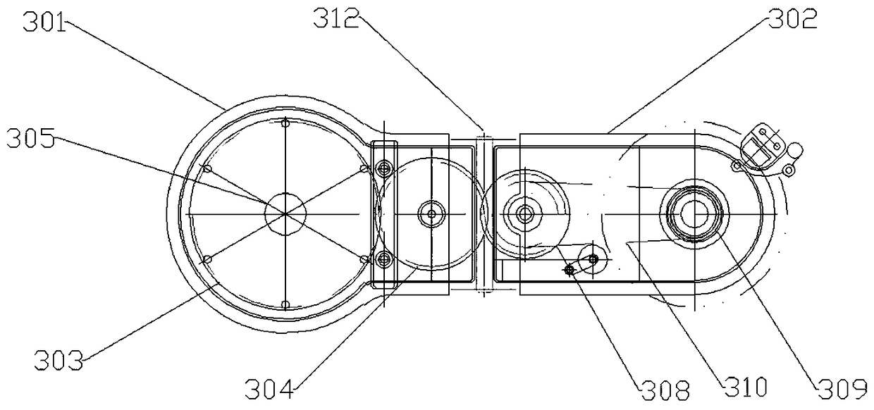 Transmission separable folding portable bicycle and folding method thereof