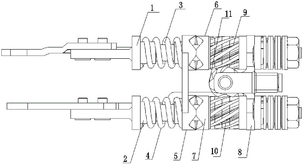Rotational-torsion-varying double-shaft synchronous rotation shaft apparatus