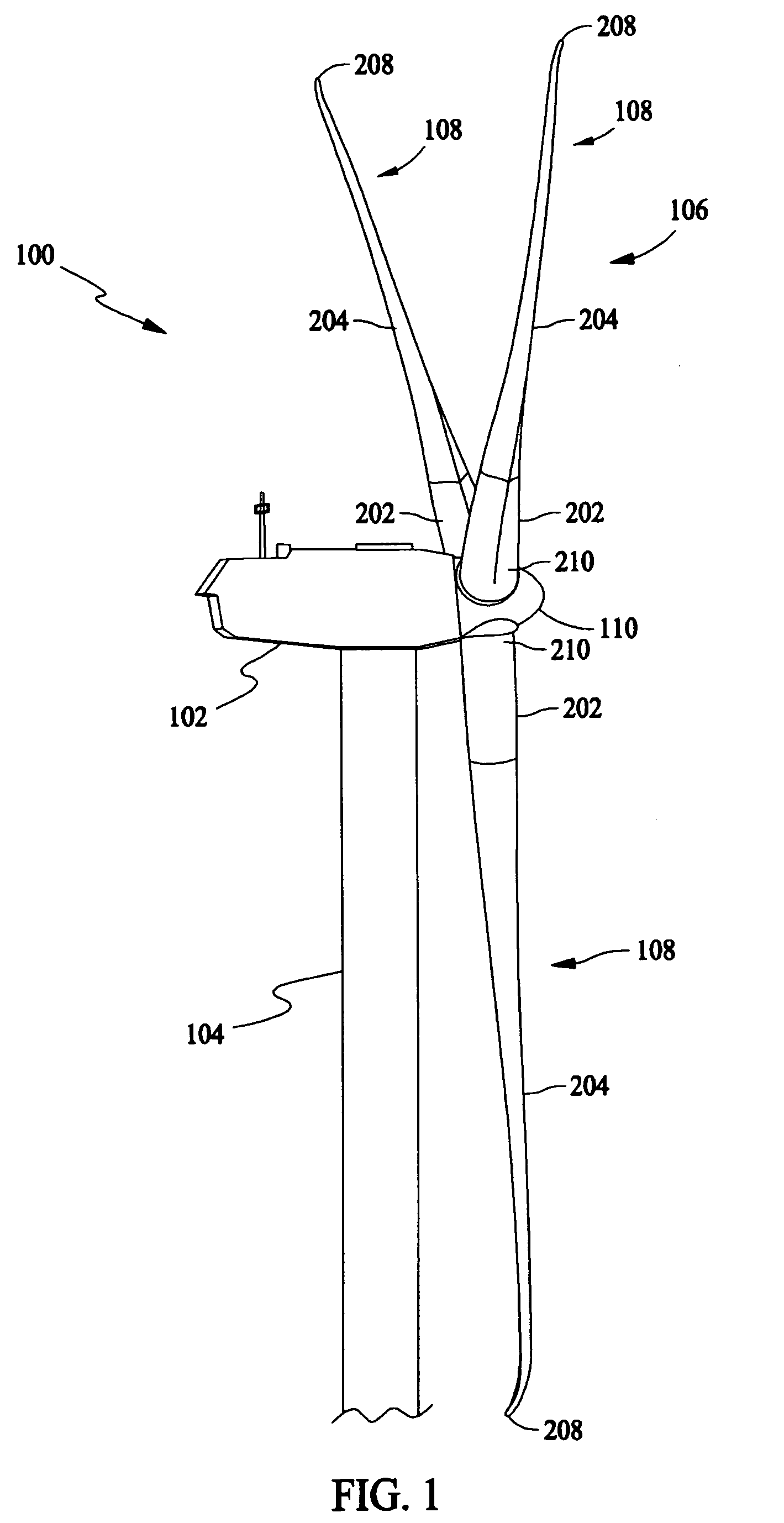 Multi-piece wind turbine rotor blades and wind turbines incorporating same