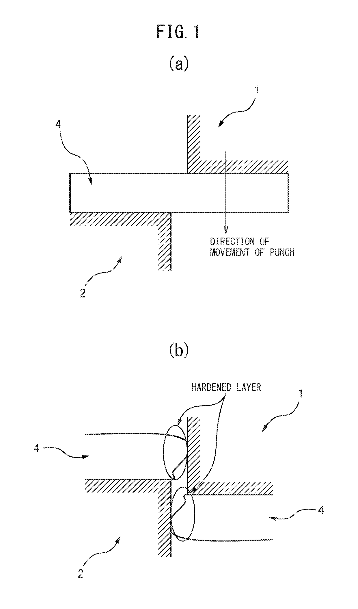 Tooling for punching steel sheet and punching method
