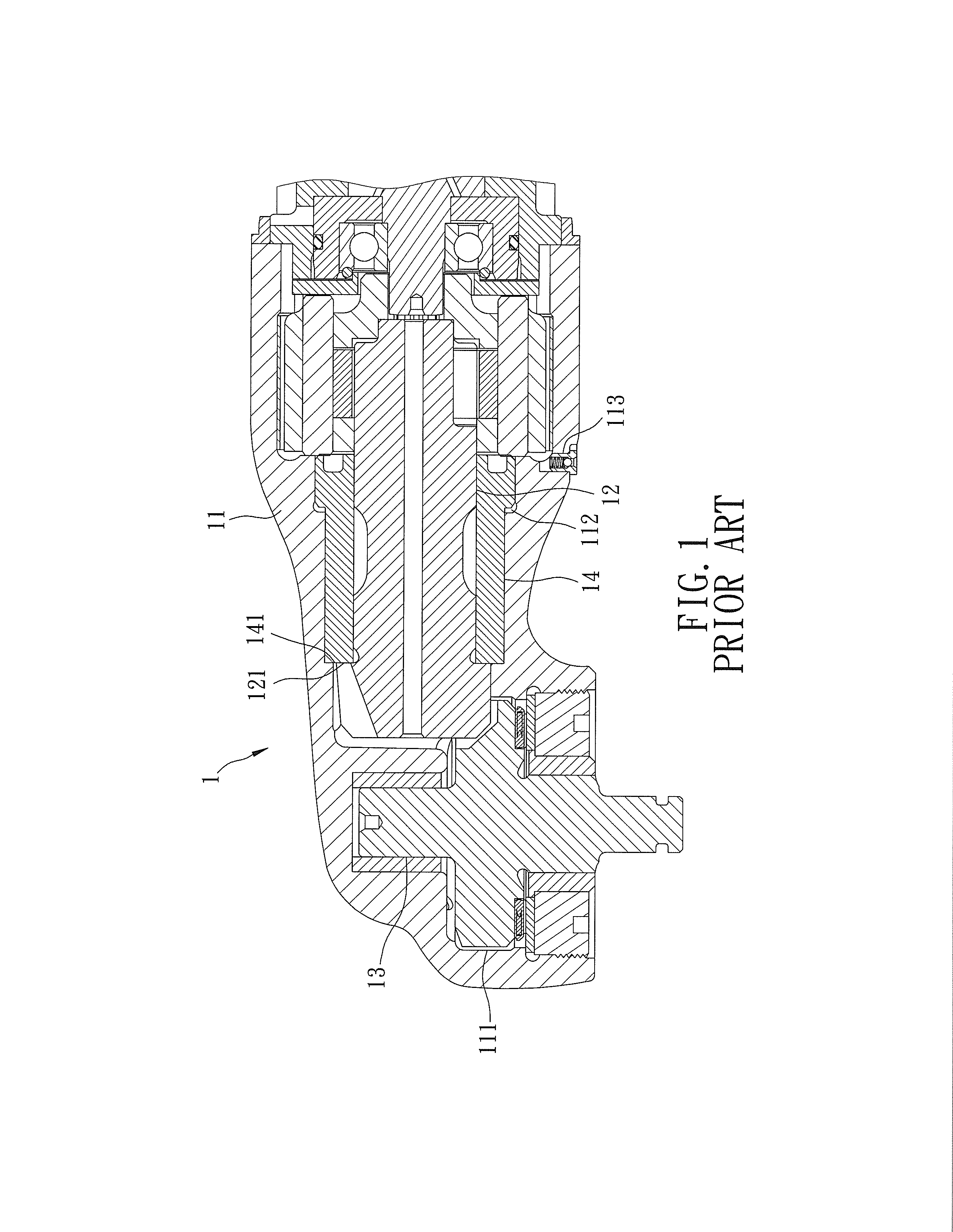 Pneumatic impact tool having two oil inlets