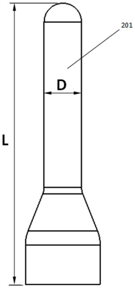 Convenient replacement structure for defect test simulation in GIS gas chamber