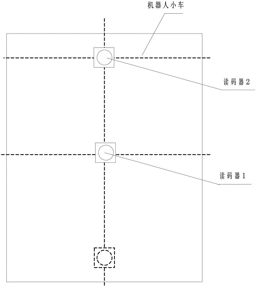 Mobile robot positioning system based on two-dimensional code navigation belt