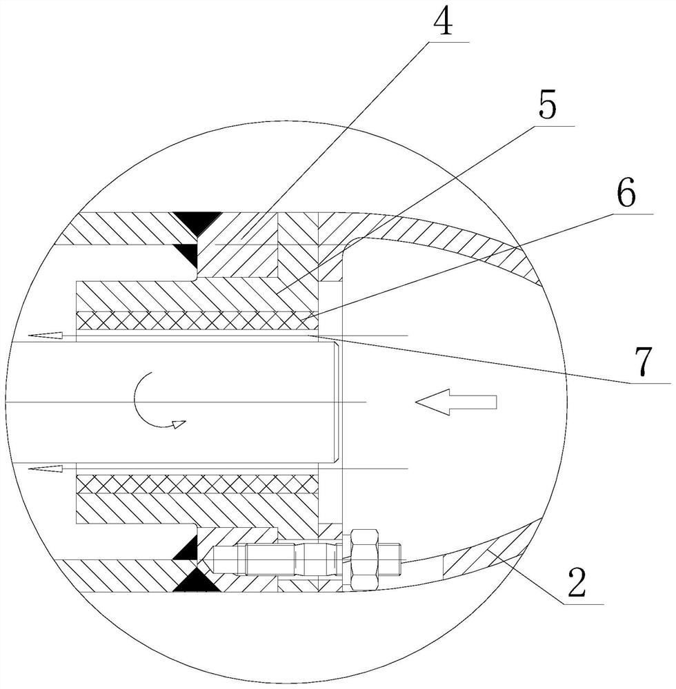 Gate pump with water-lubricated bearing