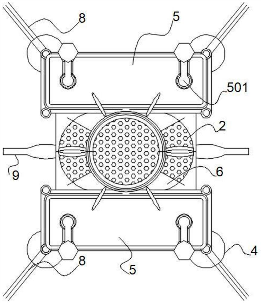 A sewage treatment device based on photovoltaic operation