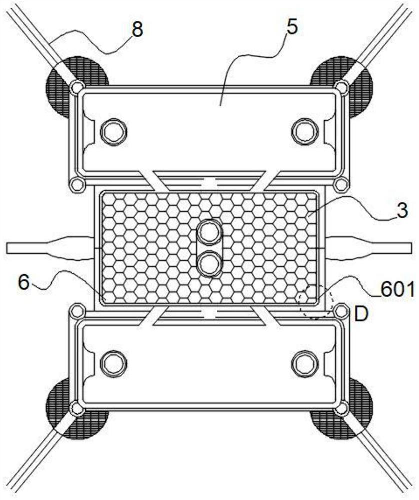 A sewage treatment device based on photovoltaic operation