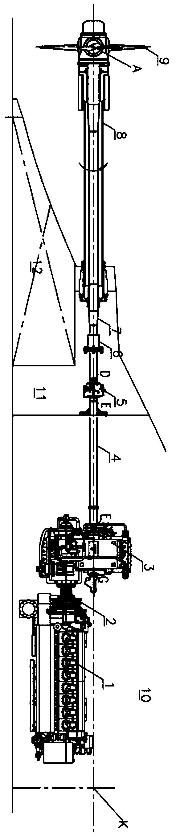 Marine shafting installation method
