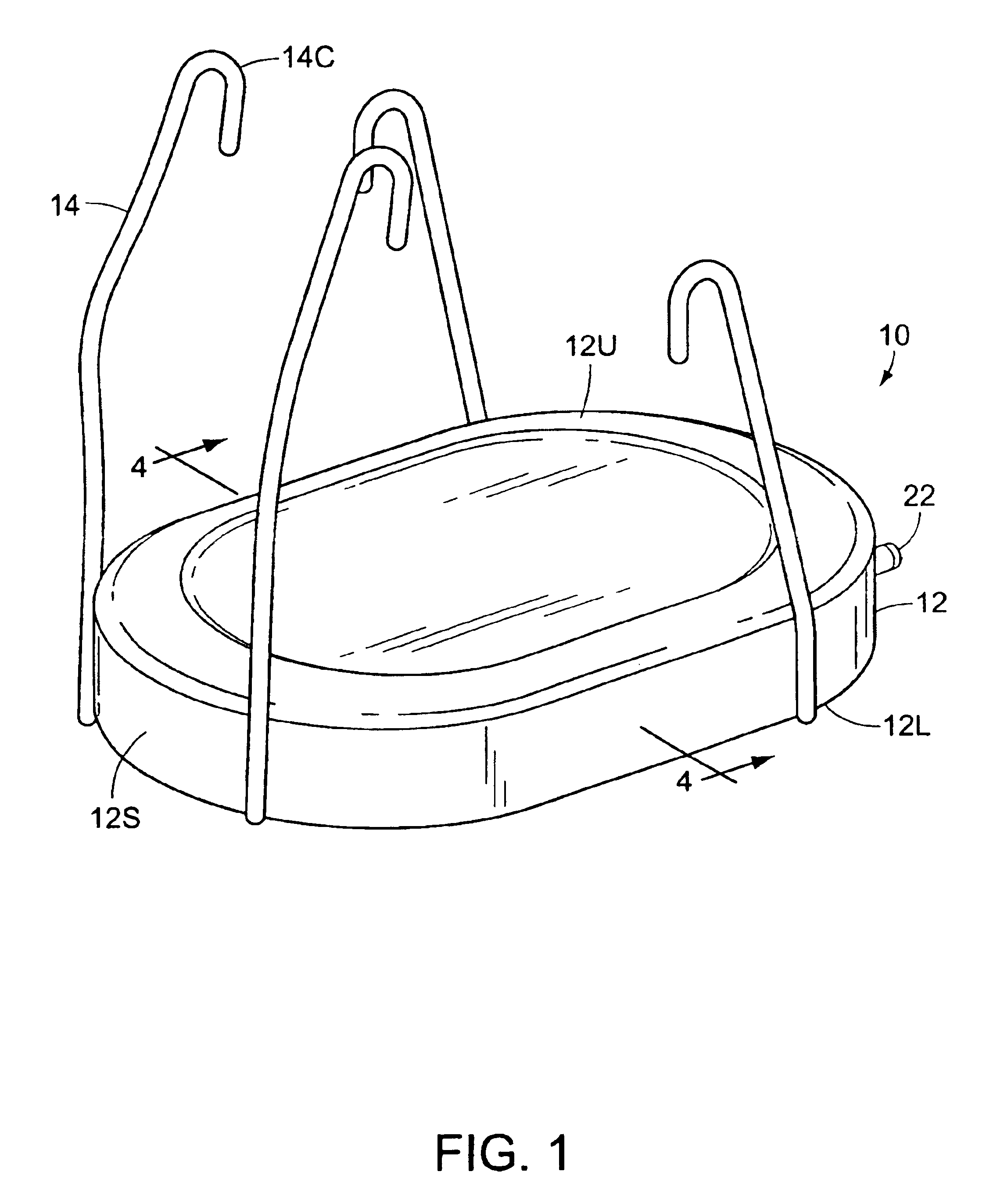 Inflatable support shoe for a foot cast