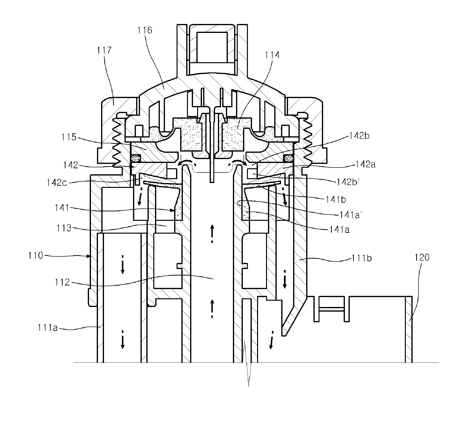 Apparatus for preventing backflow of fill valve in water toilet
