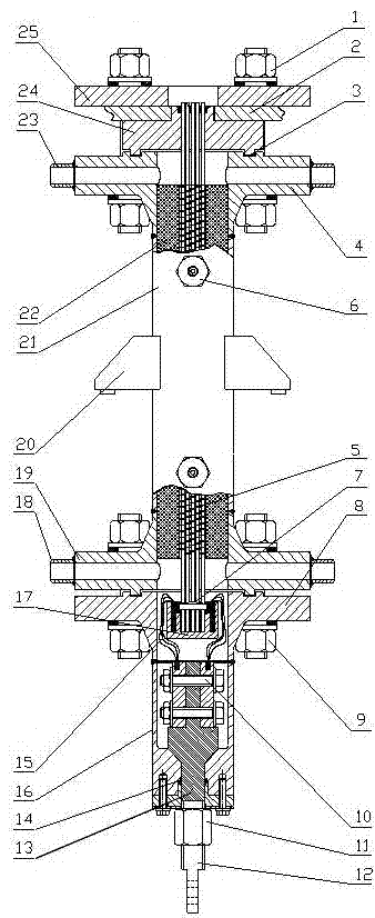 Spherical flue element equivalent model thermotechnical waterpower experimental apparatus