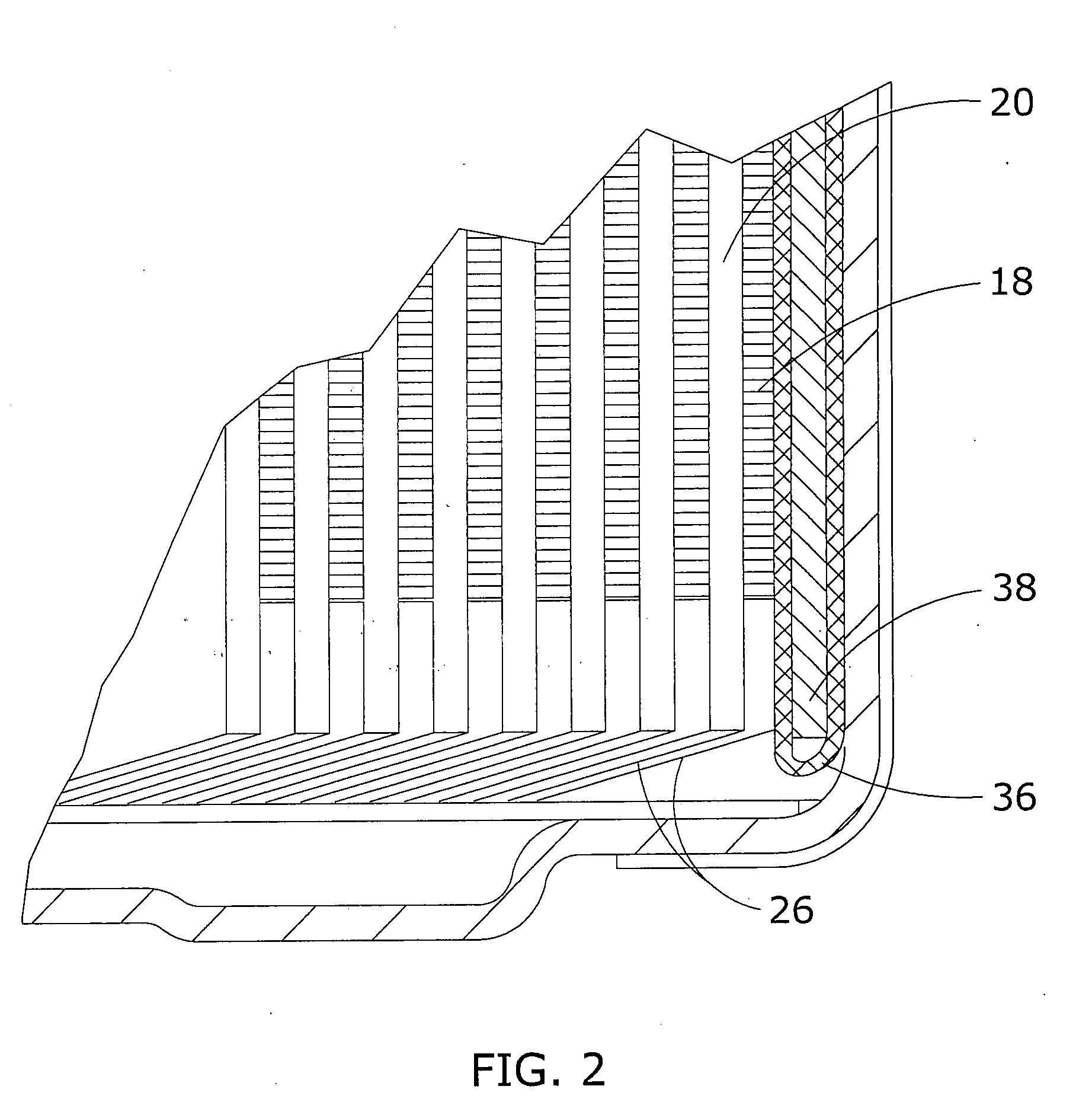 Electrochemical cell with improved internal contact