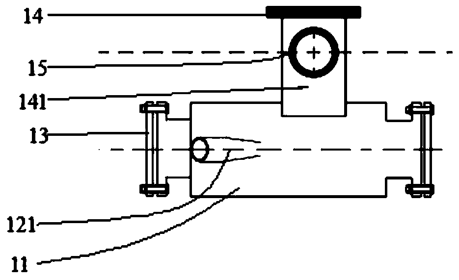 An infrared in-situ reaction test device based on pump detection and its application method