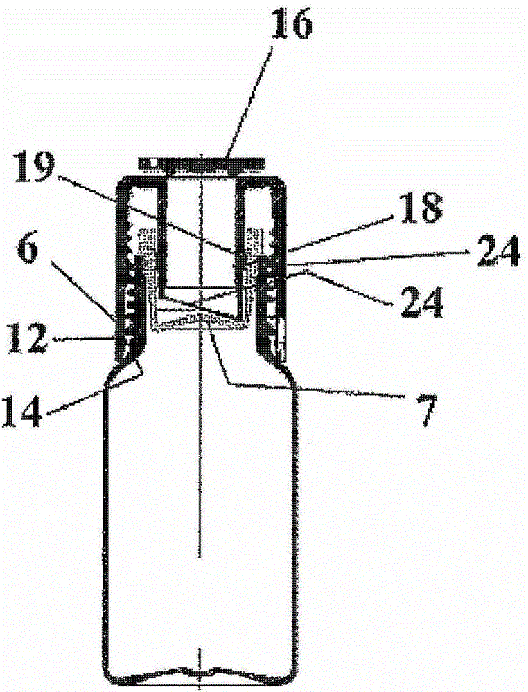 Reservoirs for holding two different products separately and for mixing the two products