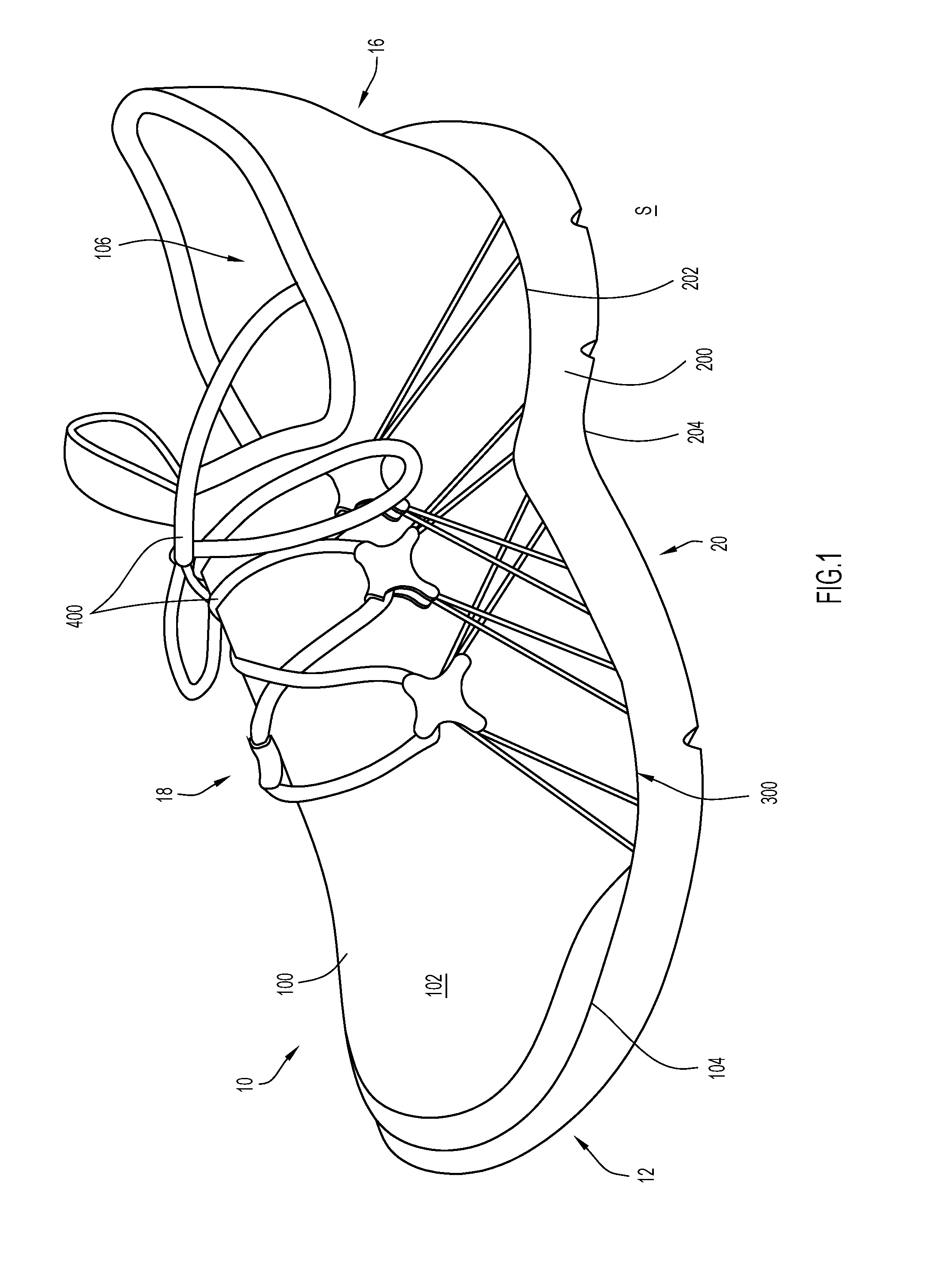 Article of footwear with dynamic tensioning system