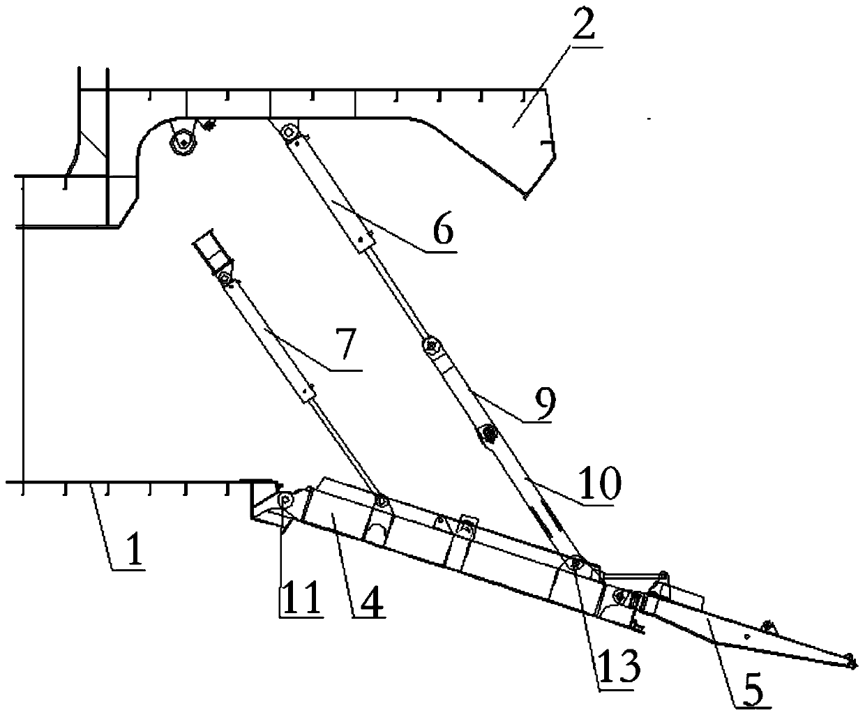 Positioning and mounting method of ship side door