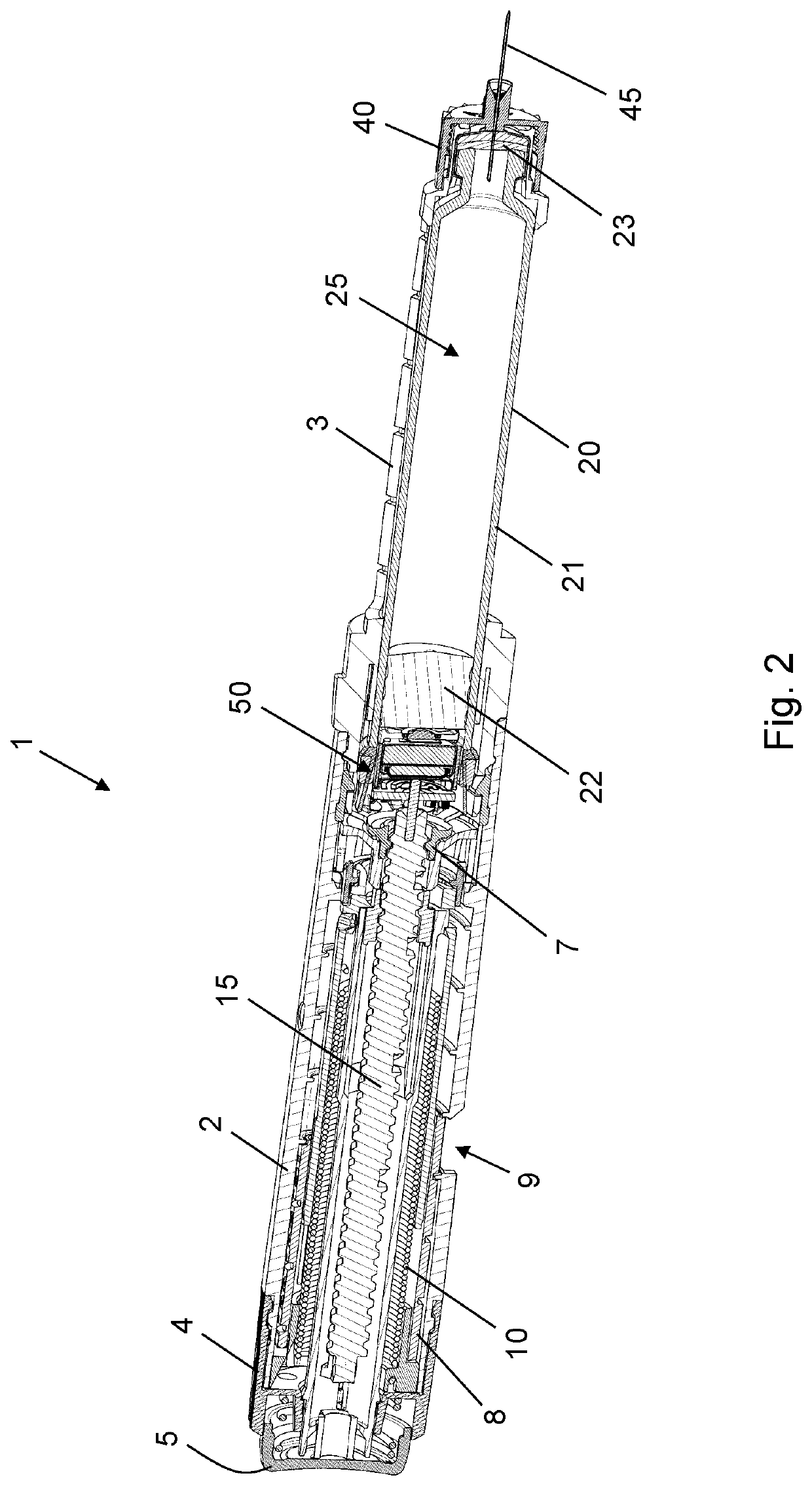 Dose sensing module