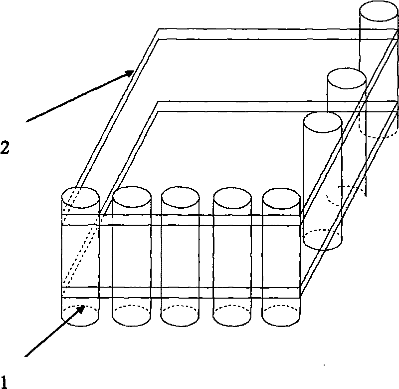 Construction method for prestressed concrete floor slab reserved with water-heating pipeline well opening