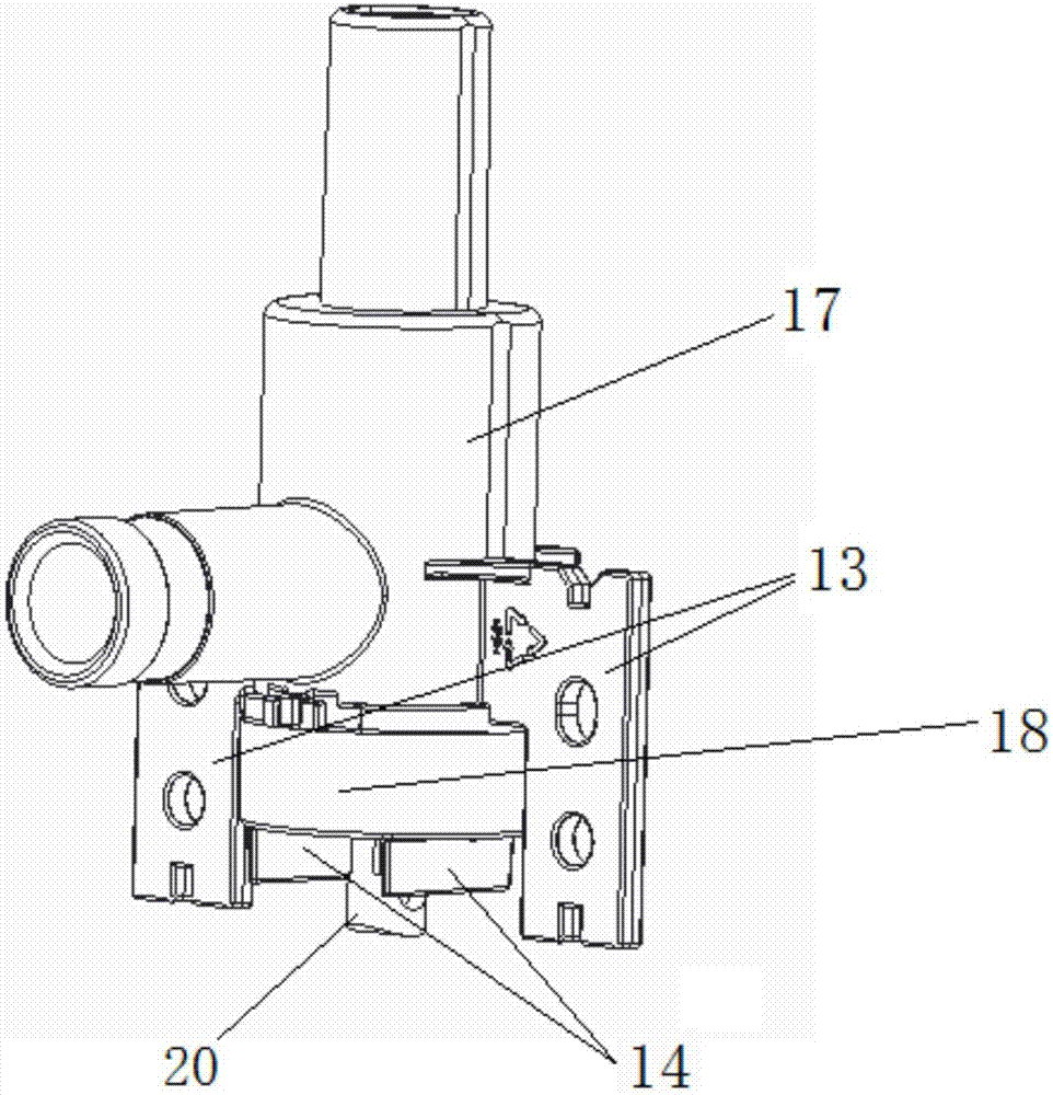 Equipment capable of automatically buckling tap of water dispenser and tap cover