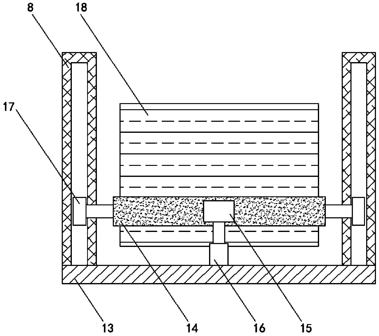 Solar streetlamp with cleaning device