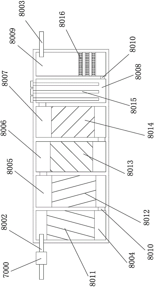 Efficient ecological breeding device for circulating freshwater fishery