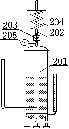 Heating system for separating harmful substances in oil