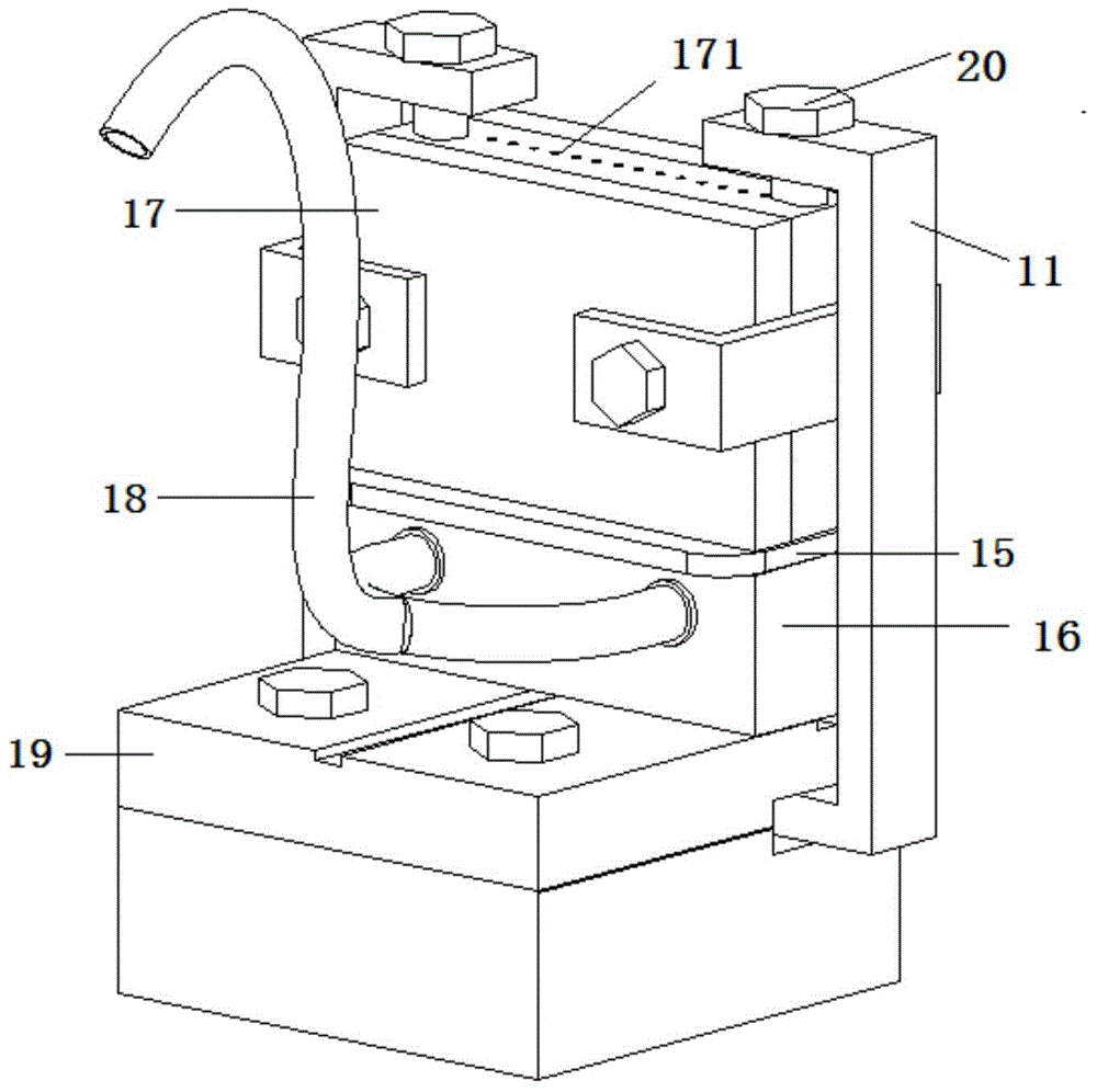 Low-frequency vibration and electrolytic machining device for tool electrodes