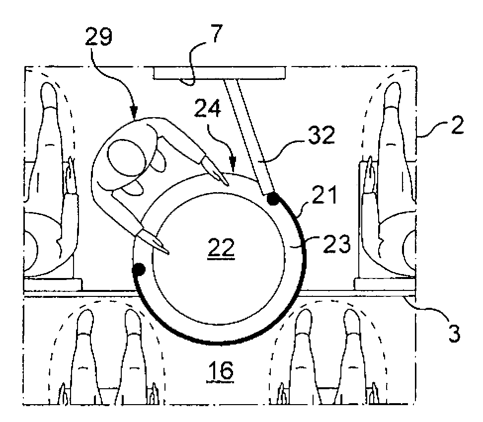 Secure airlock for the cockpit of an aircraft, and aircraft having such an airlock