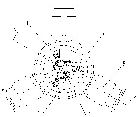 Intelligent flexible pitch-changing device for wind power generator